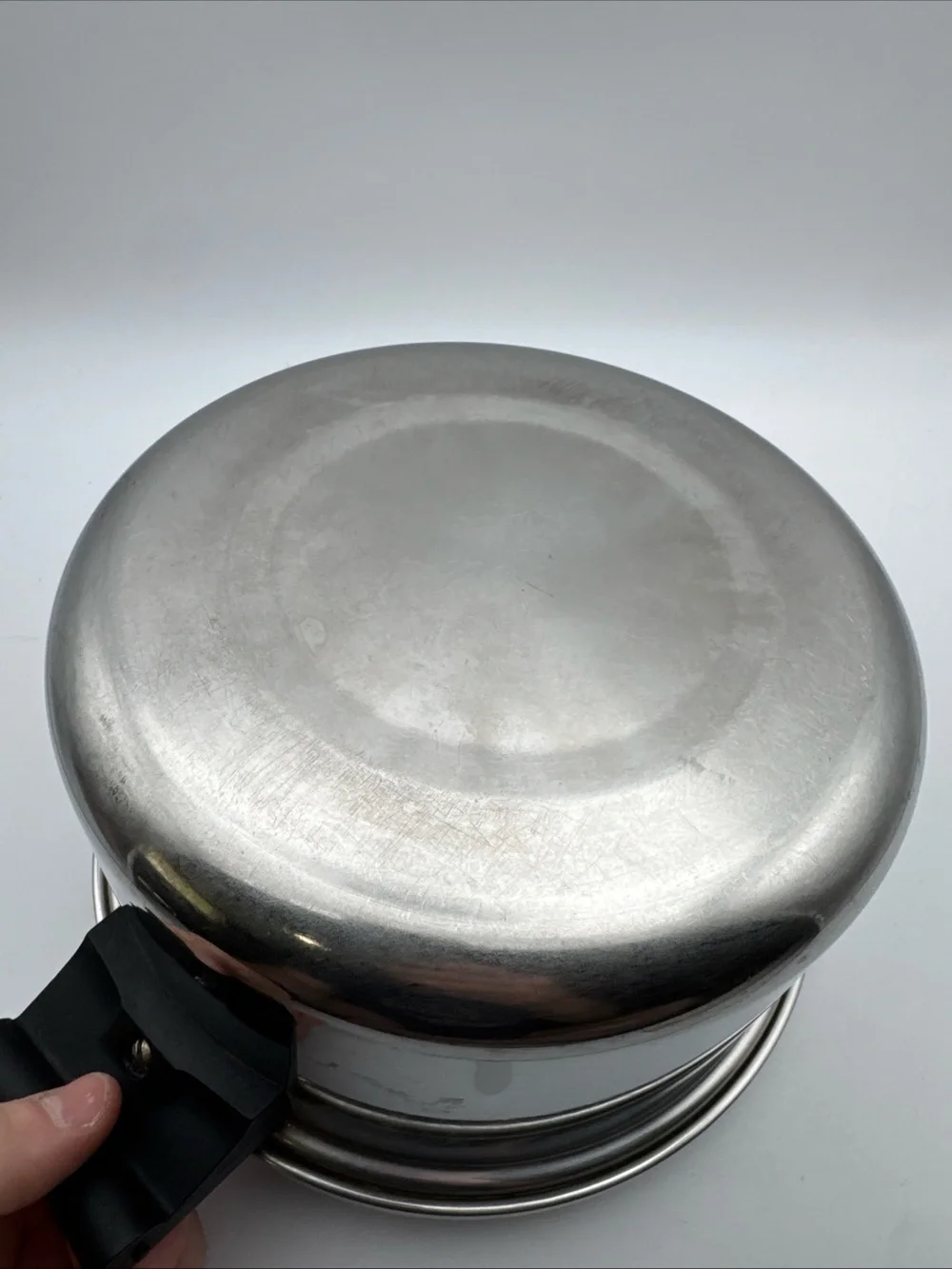 Saladmaster 18-8 Tri-Clad Stainless Steel Mini Stockpot 4 Qt Vapo-Lid USA